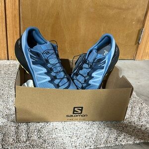 Salomon Sense Ride 4 Running Shoe (M) Copen Blue/Black 11.5
